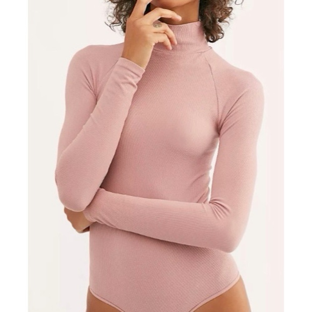 NWOT Free People Seamless Turtleneck Bodysuit